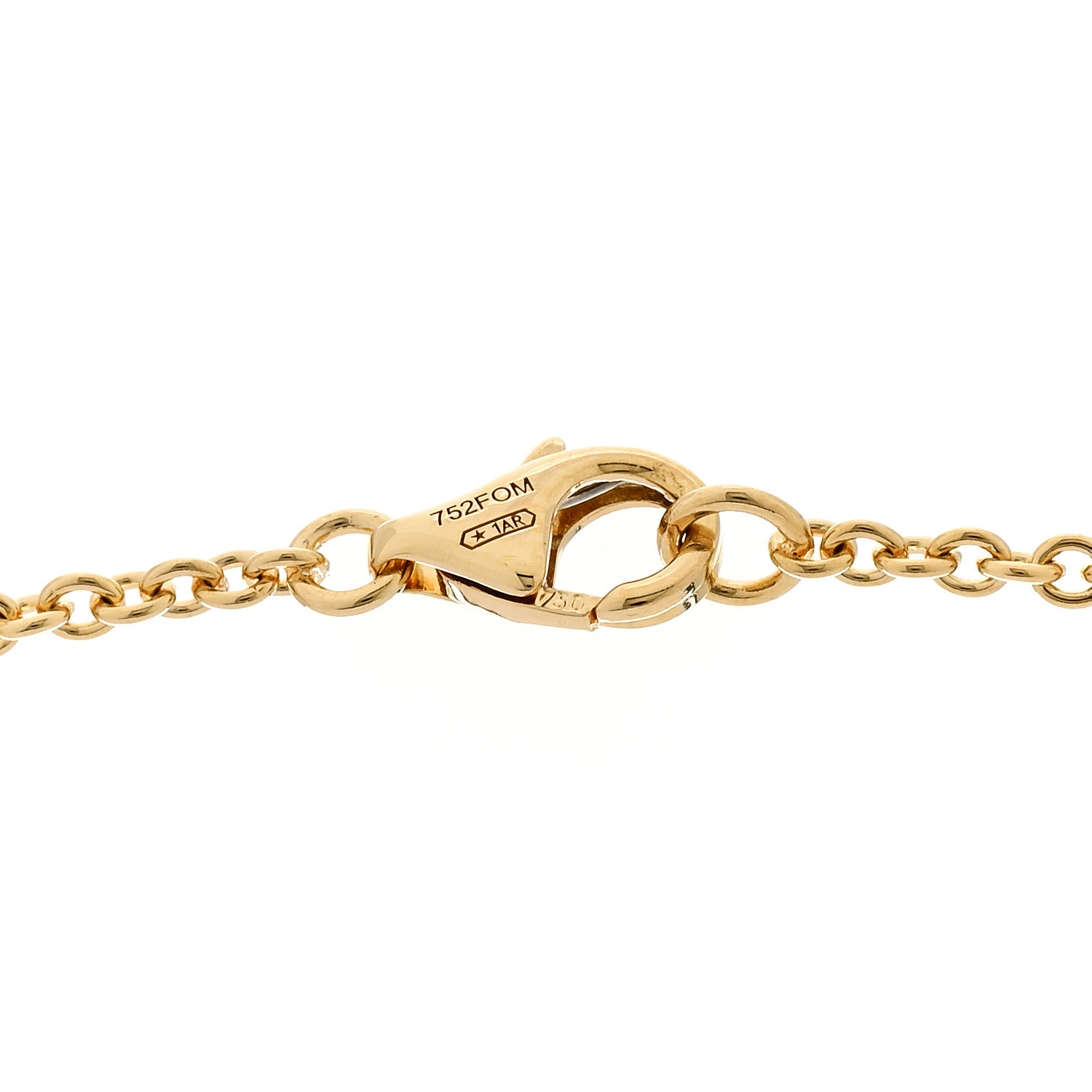 Cartier 18K Yellow Gold Interlocking LOVE Necklace 5 of 6