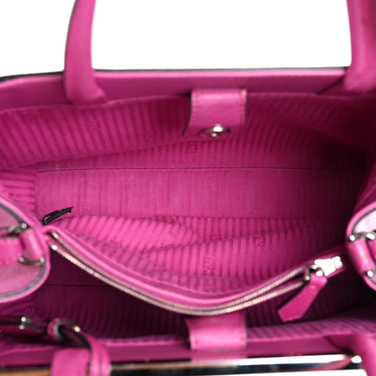 Fendi Vitello Elite Petite 2Jours Tote Magenta 5 of 23