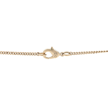 Chanel Metal Baguette Crystal Large CC Necklace Light Gold 4 of 4