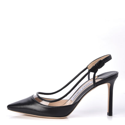 Jimmy Choo Kid PVC Erin 85 Pumps 36 Black 1 of 10