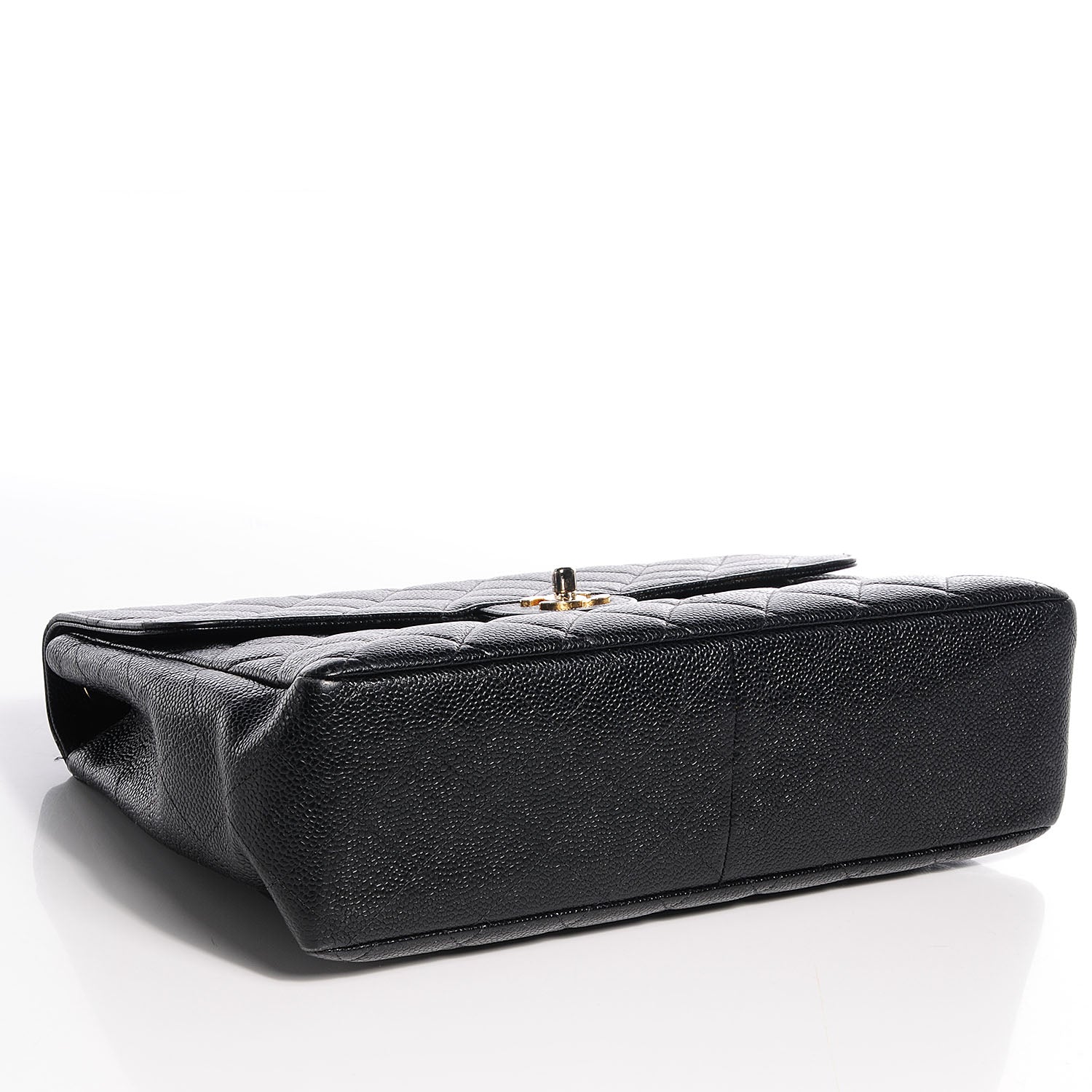Chanel Caviar Jumbo Single Flap Black 4 of 9