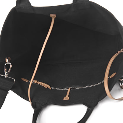 Prada Canapa Logo Bucket Tote Black 6 of 12