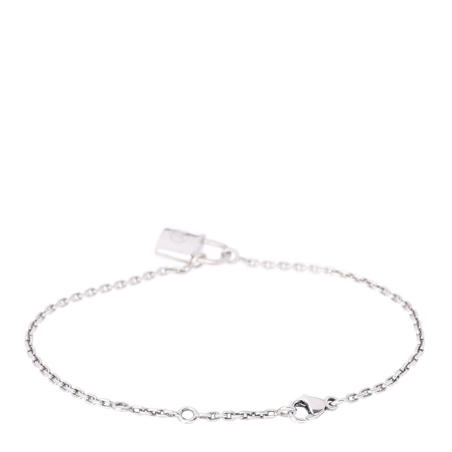 Louis Vuitton Sterling Silver Lockit Bracelet 3 of 4