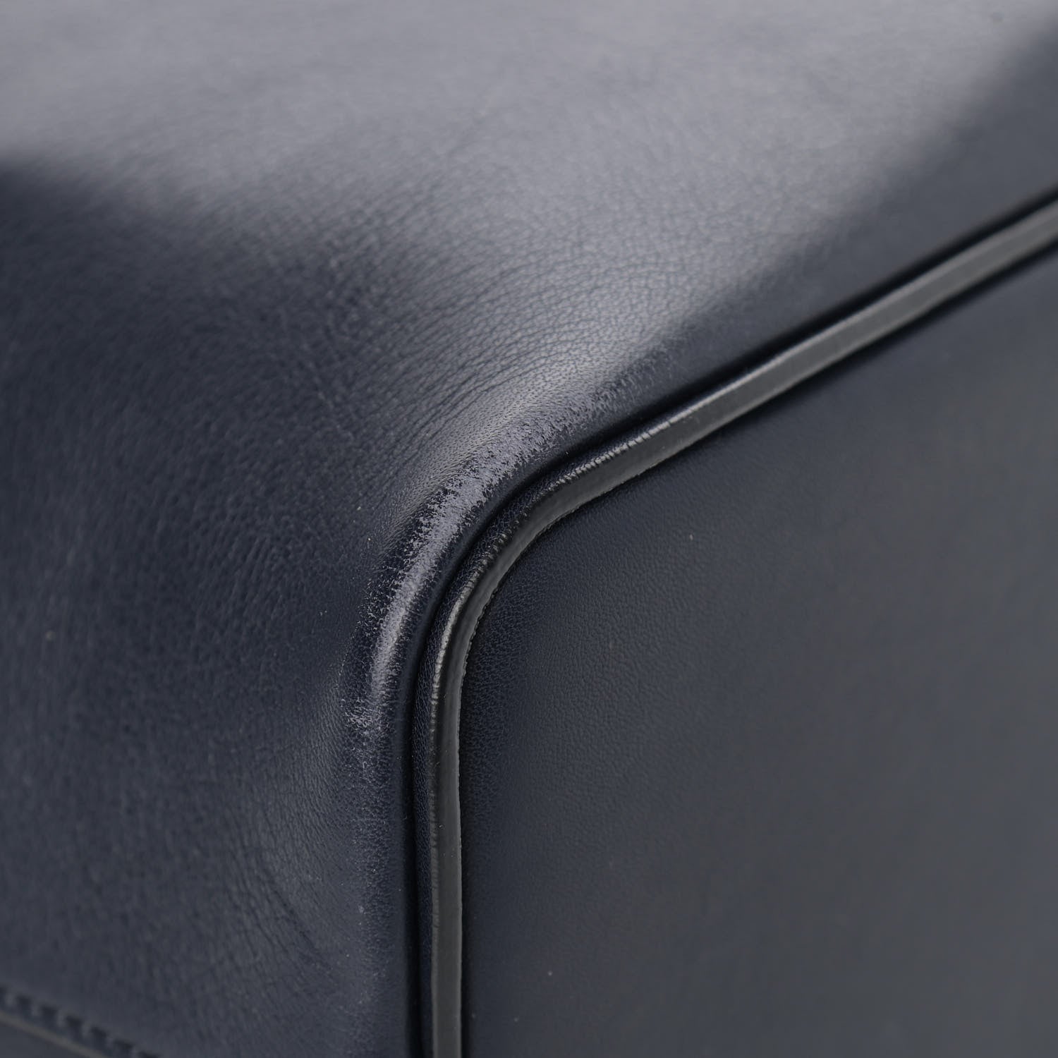 Celine Lambskin Small Soft Cube Satchel Navy 5 of 14