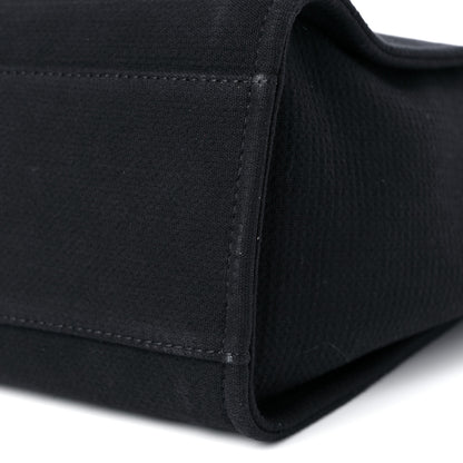 Chanel Mixed Fibers Large Deauville Tote Black 10 of 10