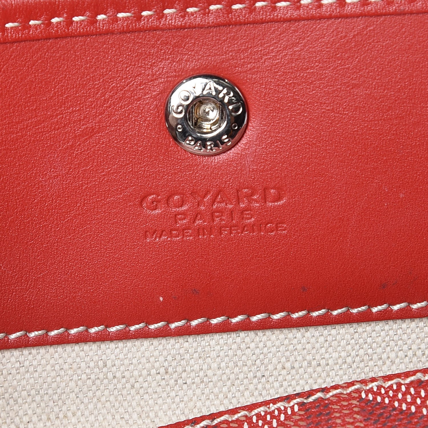 Goyard Goyardine Saint Louis PM Red 9 of 16