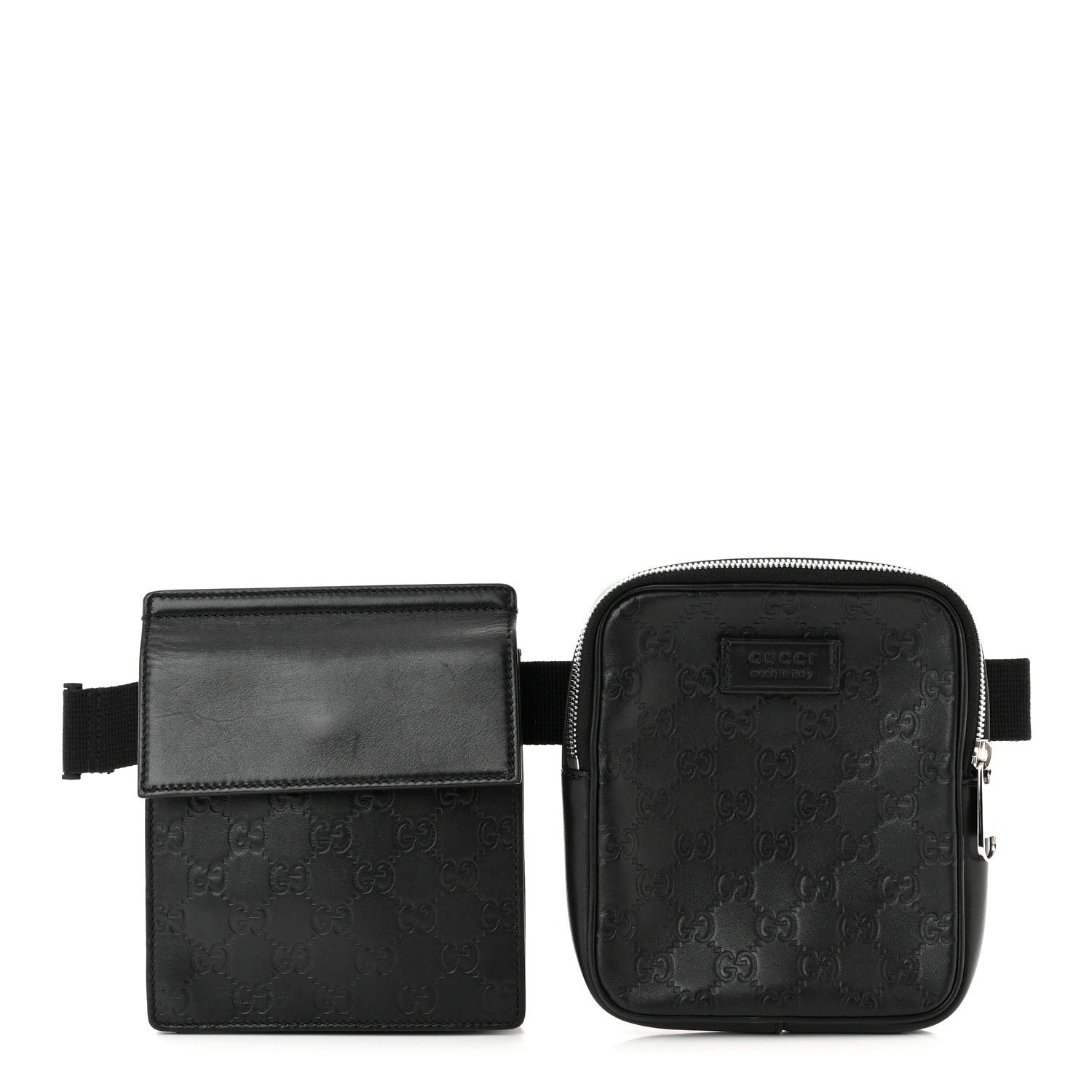 Gucci Guccissima Belt Bag Black 1 of 16