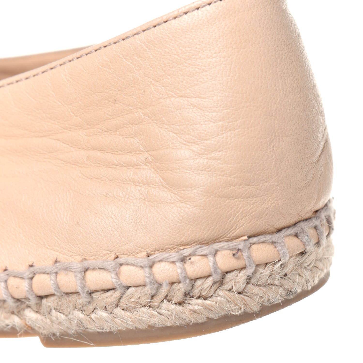 Chanel Lambskin CC Espadrilles 39 Beige Black 12 of 15