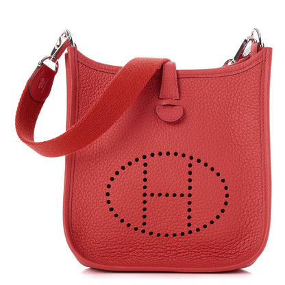 Hermes Taurillon Clemence Amazone Evelyne TPM Bougainvillea 1 of 7