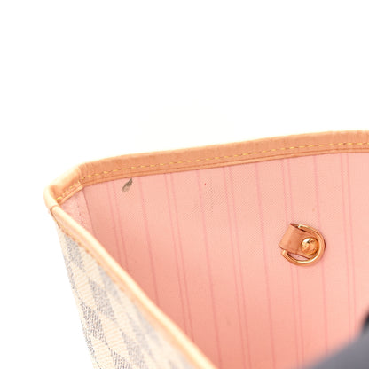 Louis Vuitton Damier Azur Neo Neverfull GM Rose Ballerine 10 of 11