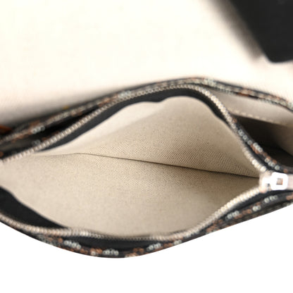 Goyard Goyardine Plumet Wallet Clutch Black Gold 5 of 10
