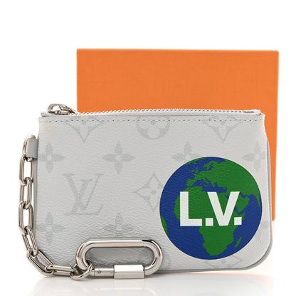 Louis Vuitton Monogram Stickers Key Pouch White 8 of 8