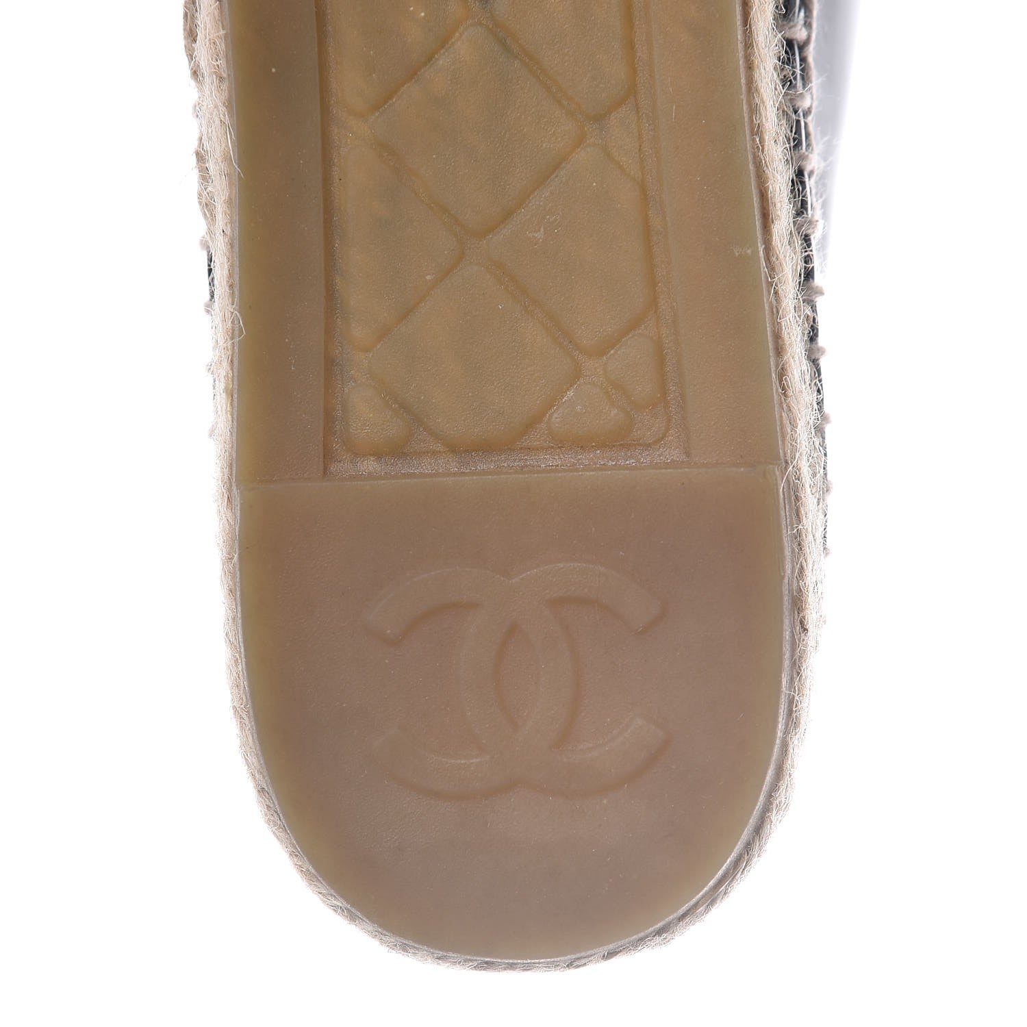 Chanel Patent CC Espadrilles 35 Navy 8 of 11