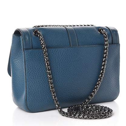 Christian Louboutin Calfskin Sweet Charity Shoulder Bag Blue 3 of 17