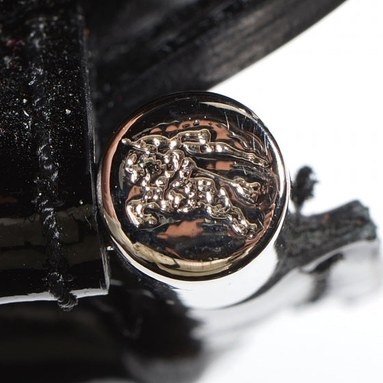 Patent Quilted Beaton Black