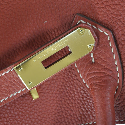 Hermes Togo Birkin 35 Sanguine 10 of 12