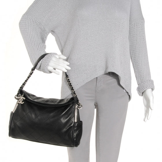 Chanel Lambskin Medium Ultimate Soft Tote Black 2 of 7