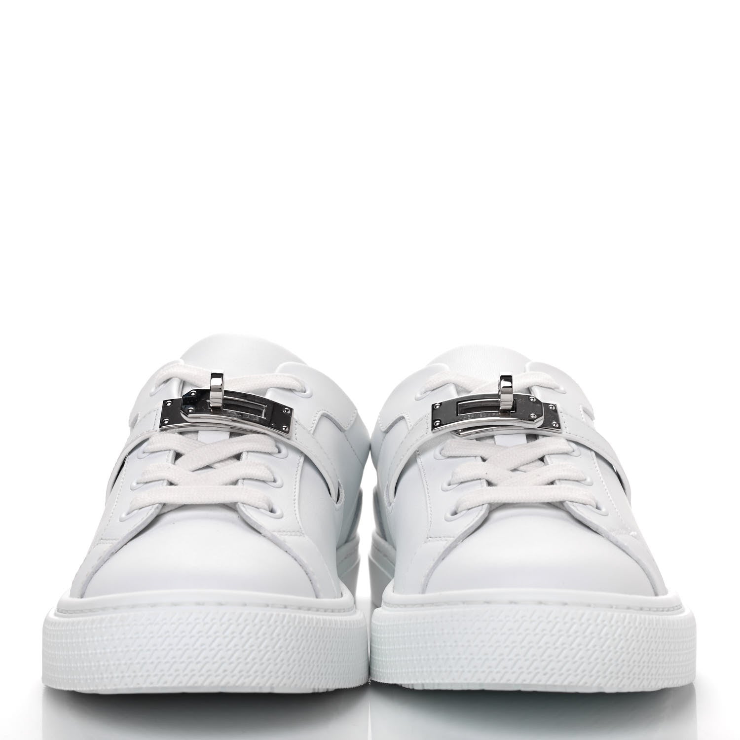 Hermes Calfskin Day Sneakers 36 White 2 of 10