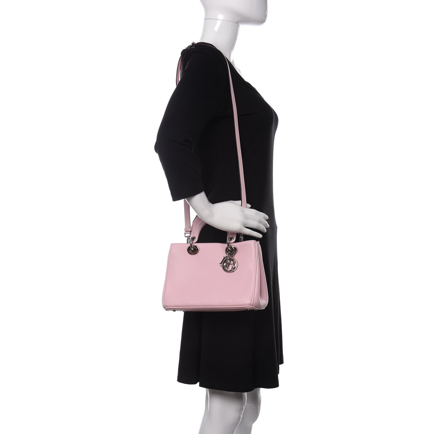 Christian Dior Bullcalf Small Diorissimo Pink Purple 2 of 11