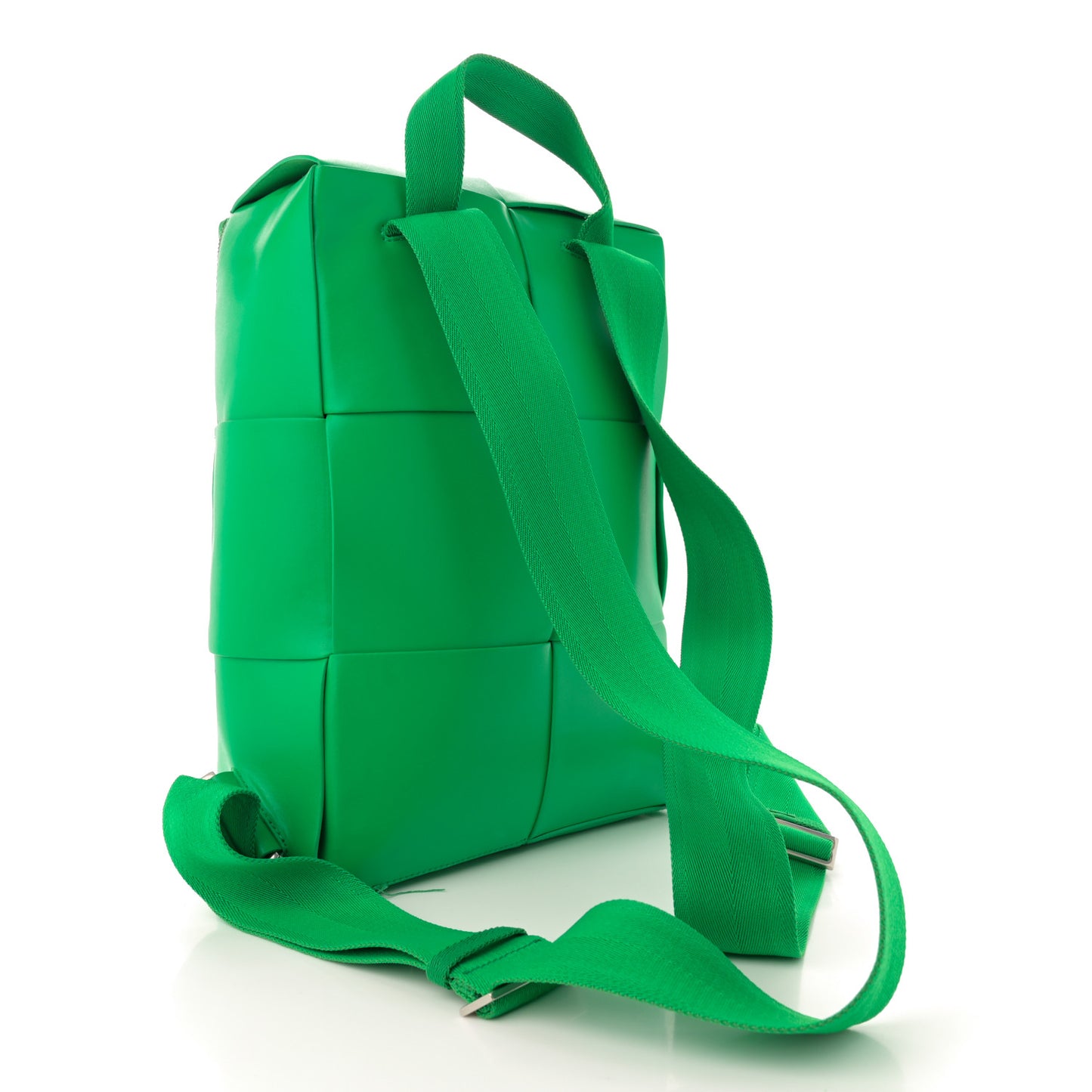 Calfskin Maxi Intrecciato Arco Backpack Parakeet