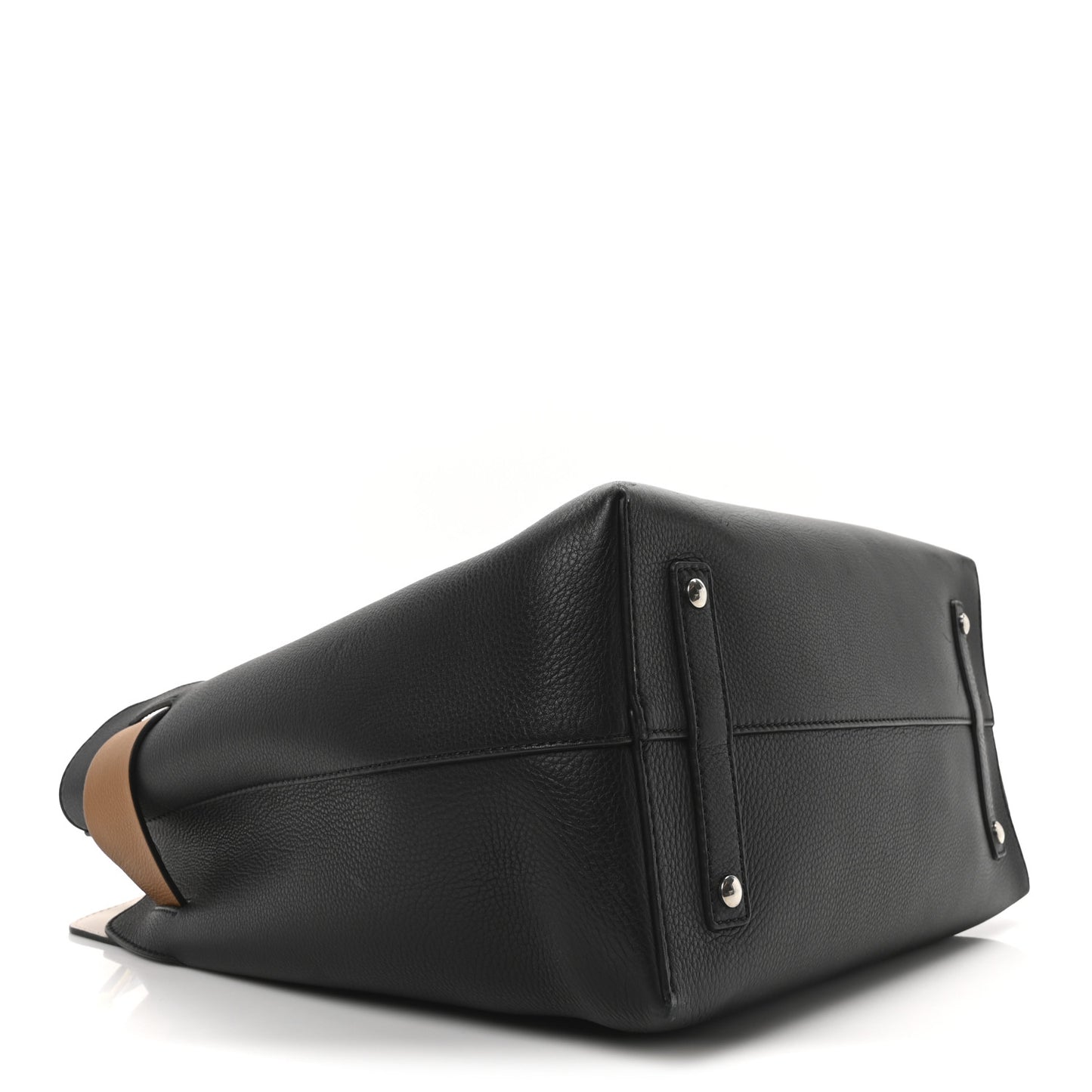 Marais Calfskin Large Belt Bag Black