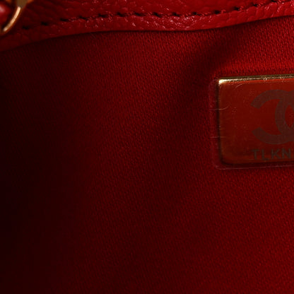 Chanel Caviar Quilted Small Chanel 25 Handbag Dark Red 7 of 11