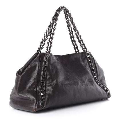 Chanel Glazed Caviar East West Modern Chain Tote Brown 3 of 13