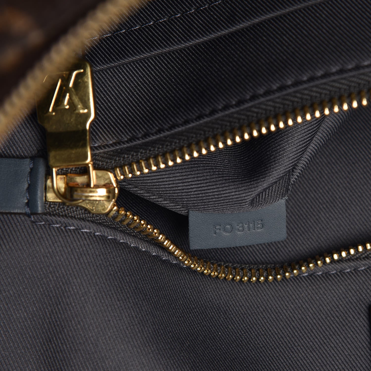 Louis Vuitton Monogram Cuir Slate Backpack Blue 7 of 10