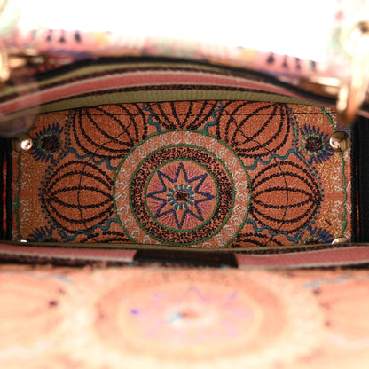 Christian Dior Canvas Embroidered In Lights Medium Lady D-Lite Multicolor 5 of 12