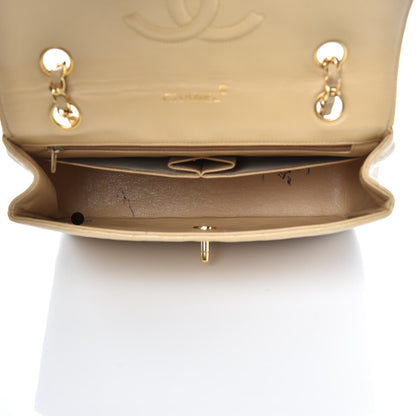 Chanel Lambskin Quilted Medium Single Flap Beige 5 of 19