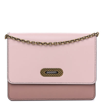 Bottega Veneta Nappa Tri-Color Chain Wallet Magnolia Deco Rose Glicine 1 of 7