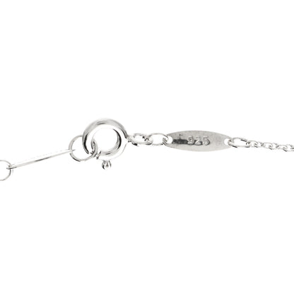 Tiffany Sterling Silver Diamond .09ctw Elsa Peretti Diamonds by the Yard Three Station Necklace 7 of 7