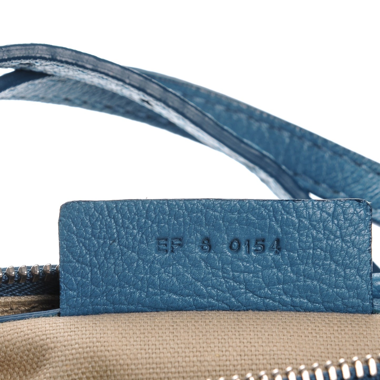 Sugar Goatskin Mini Pandora Medium Blue