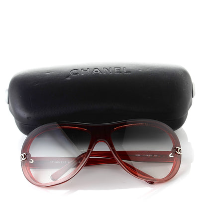 Chanel CC Logo Sunglasses 5066 Red 7 of 7