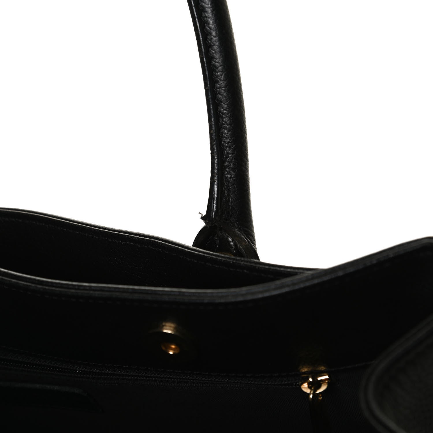 Chanel Calfskin Cerf Executive Shopper Tote Black 14 of 14