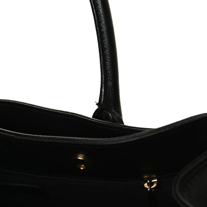 Chanel Calfskin Cerf Executive Shopper Tote Black 14 of 14