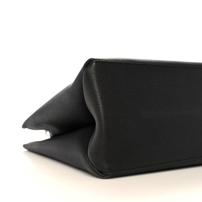 Louis Vuitton Grained Calfskin Lockme Shopper Black 7 of 13