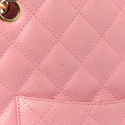 Chanel Caviar Quilted Petit Shopping Tote PST Pink 25 of 30