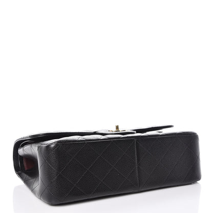 Chanel Caviar Quilted Jumbo Double Flap Black 4 of 9