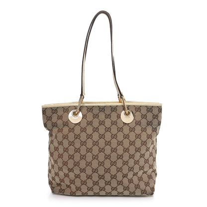 Gucci Monogram Eclipse Tote White 1 of 11