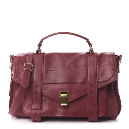 Proenza Schouler Lambskin Medium PS1 Satchel Chianti 1 of 9