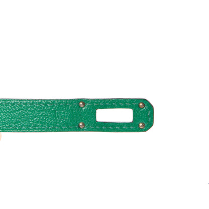 Hermes Chevre Mysore Kelly Longue Wallet Menthe 7 of 7
