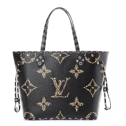 Louis Vuitton Monogram Giant Jungle Neverfull MM Black 1 of 9