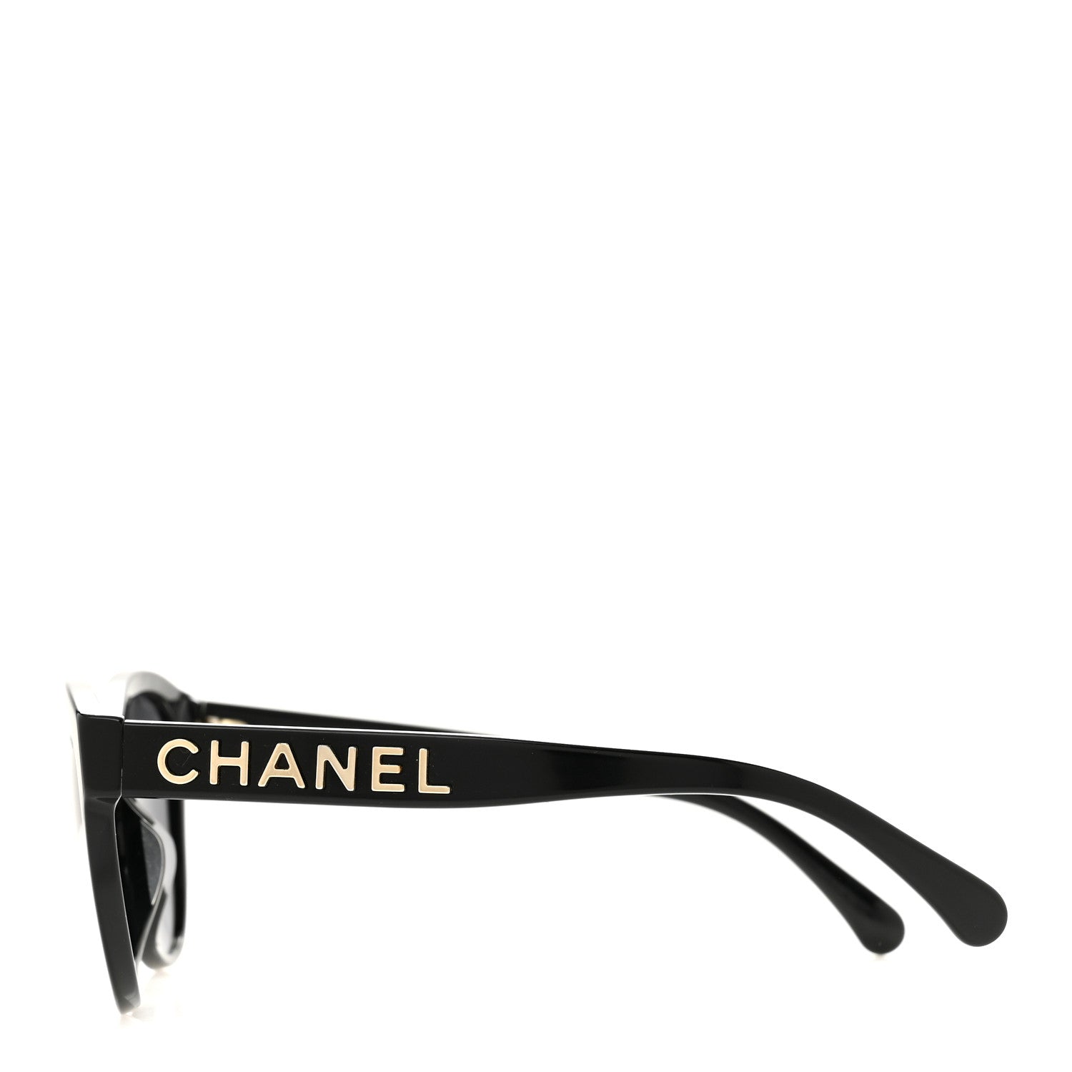 Chanel Acetate Pantos Logo Polarized Sunglasses 5458 Black 3 of 8