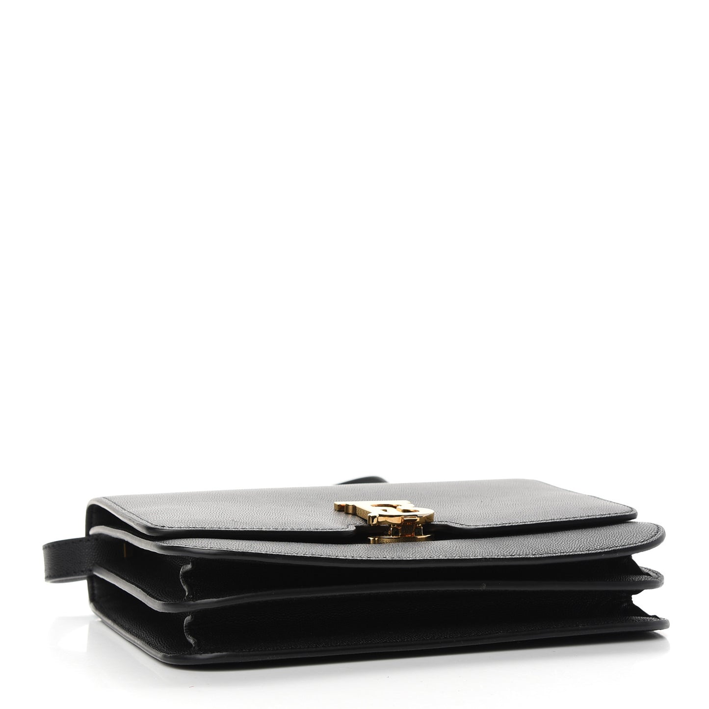 Grained Calfskin Medium TB Bag Black