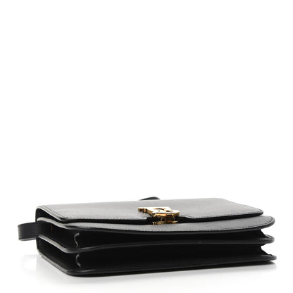 Burberry Grained Calfskin Medium TB Bag Black 4 of 10