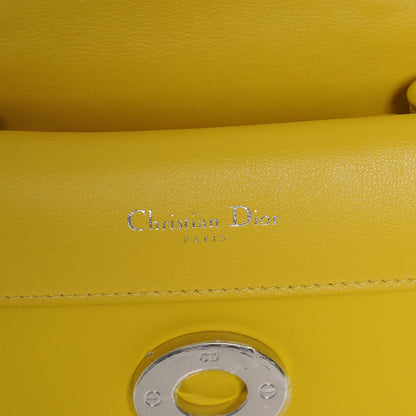 Christian Dior Smooth Calfskin Bi-Color Mini Be Dior Flap Bright Yellow Rose Dragee 6 of 6