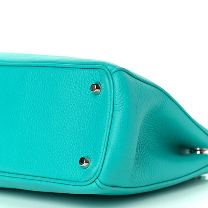 Christian Dior Bullcalf Medium Diorissimo Tote Turquoise 9 of 11