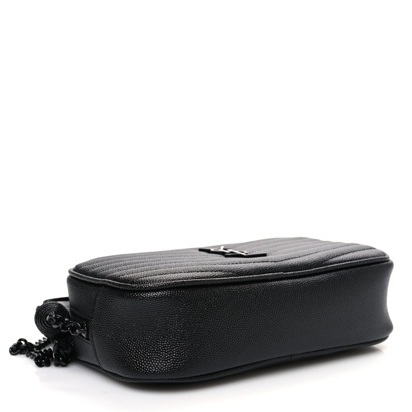 Grain De Poudre Matelasse Monochrome Monogram Mini Lou Camera Bag Black