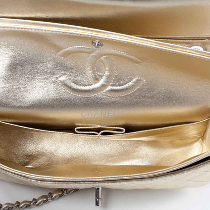 Chanel Lambskin Medium Double Flap Gold 8 of 10